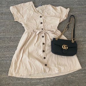 Dress with belt